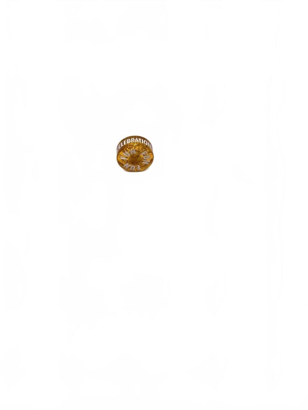 Carnival Cruise Effy Funn Barrel Charm Pendant Necklace, Gold Glitter - Picture 2 of 4